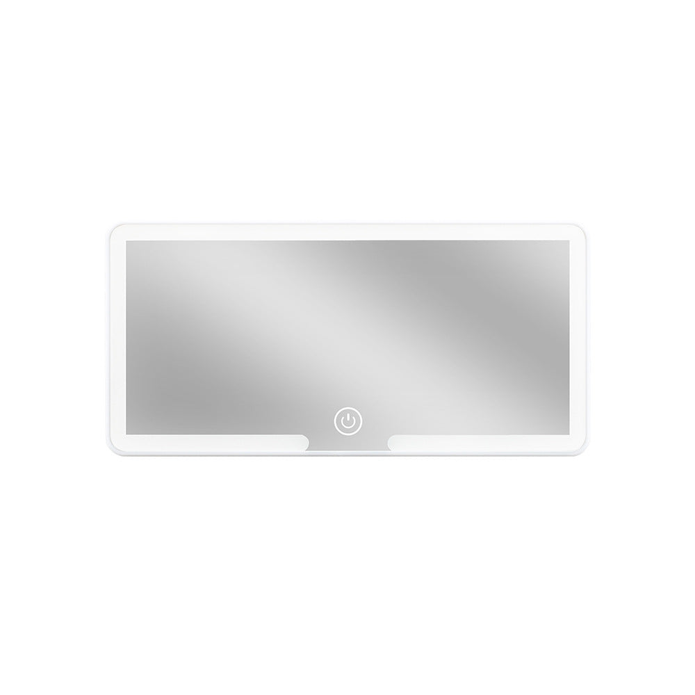 Car Sun Visor Makeup Mirror with Dimmable LED Light